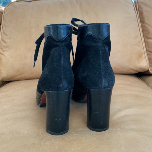 Chie Mihara lace up suede leather boot - 40 - Picture 3 of 6